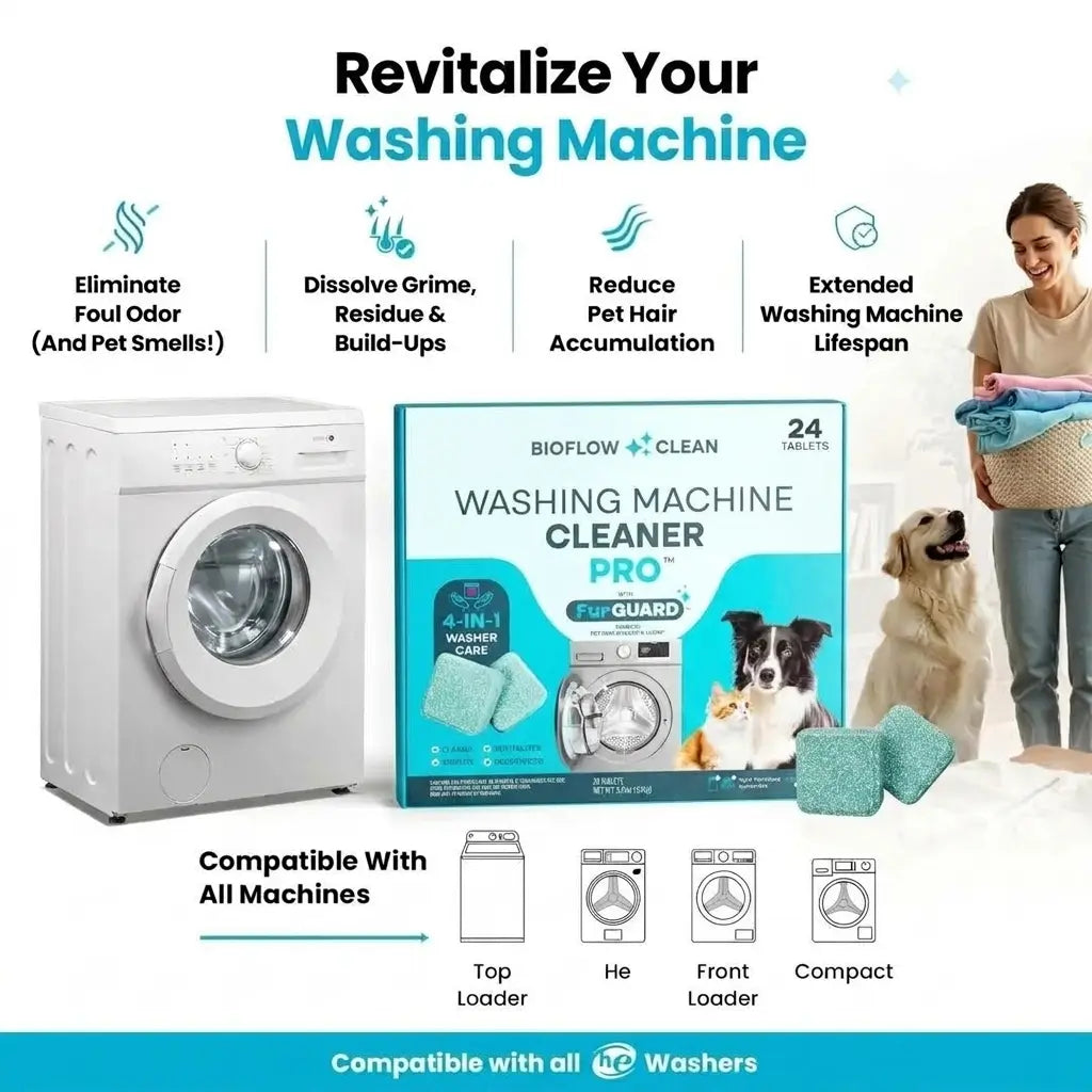 BioFlow Washing Machine Cleaner