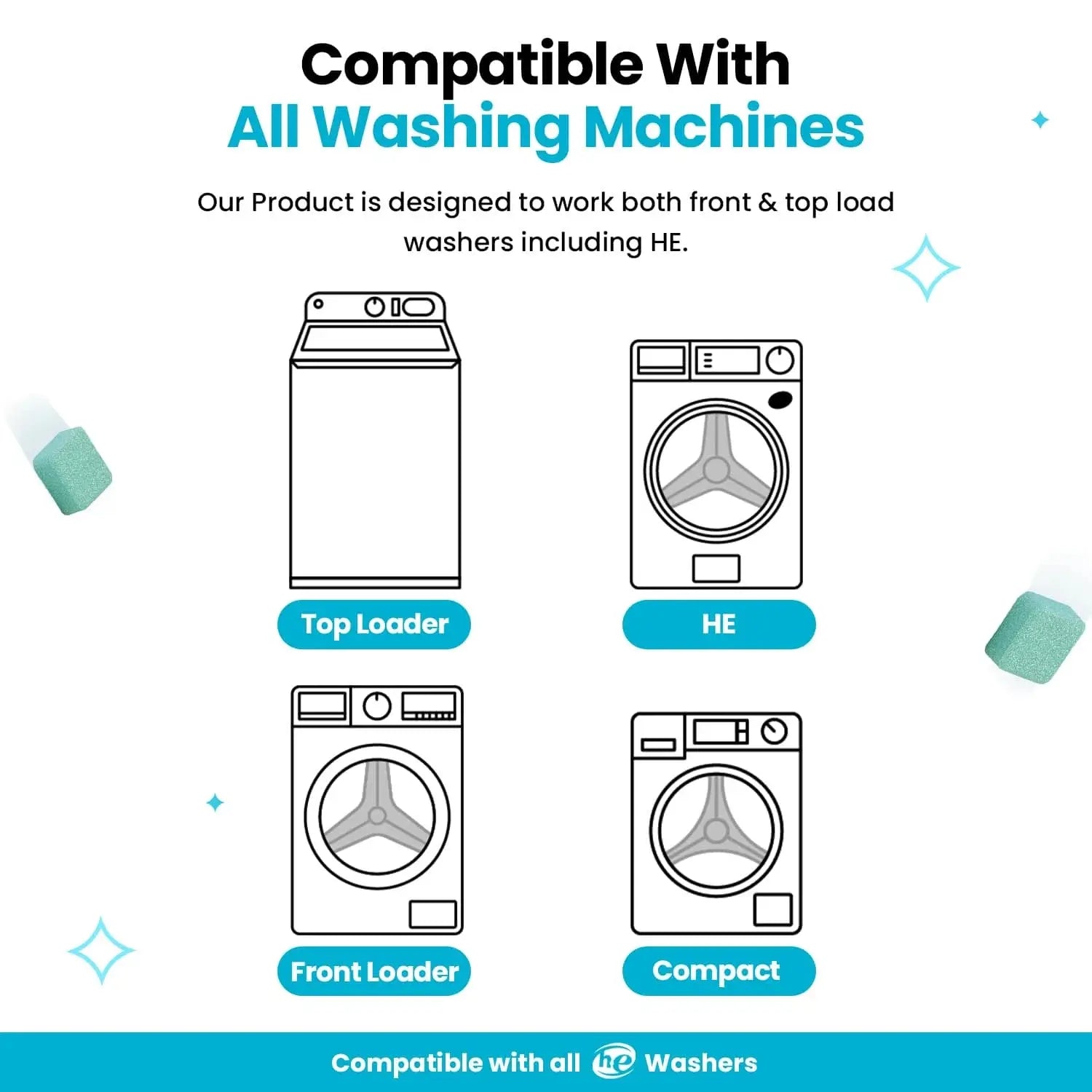 BioFlow Washing Machine Cleaner