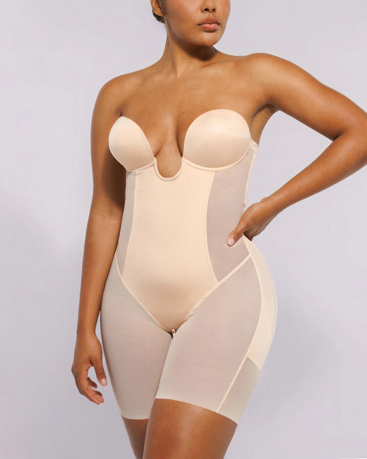 TEE Sculpt | Deep-Plunge Butt-Lifting Bodysuit