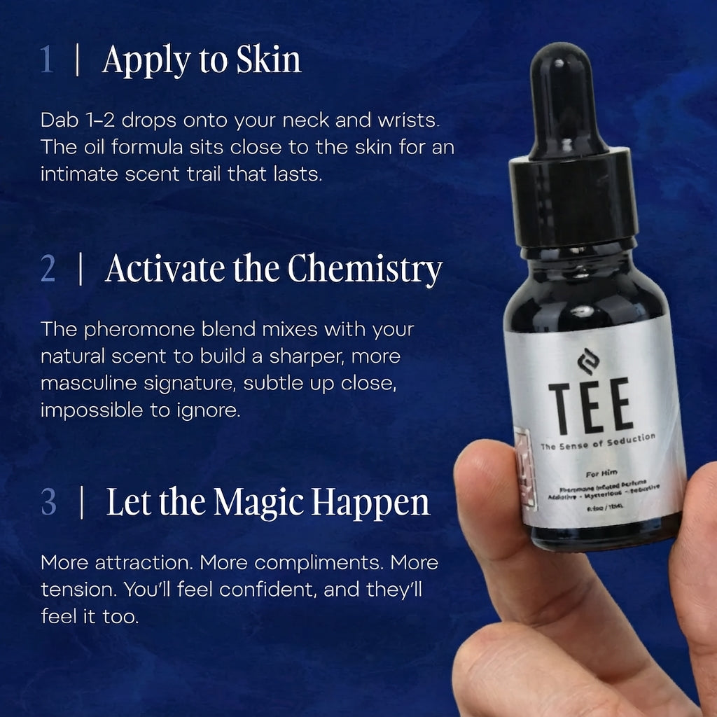 TEE For Him | Premium Pheromone-Infused Cologne for Men